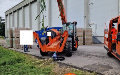 Folgeeinsatz Öleinsatz nach Maschinengebrechen