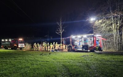 Zugsübung Vu mit eingeklemmter Person